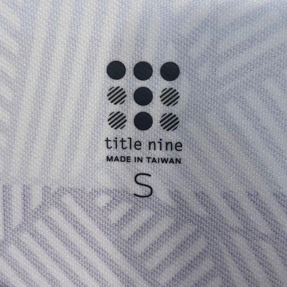 Title Nine Womens Gidget 2.0‎ Dress Sz S Blue Geometric Hiking Athleisure Travel - Picture 3 of 9